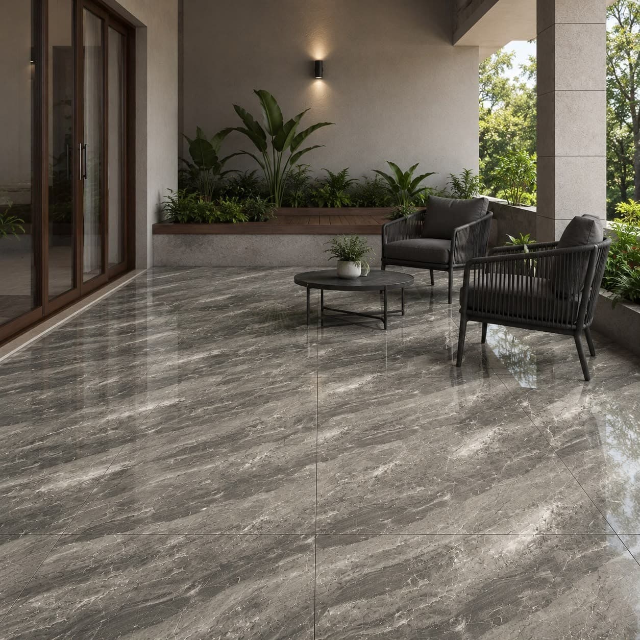CALIFORNIA BLACK TILE 600x1200 mm - Image 2