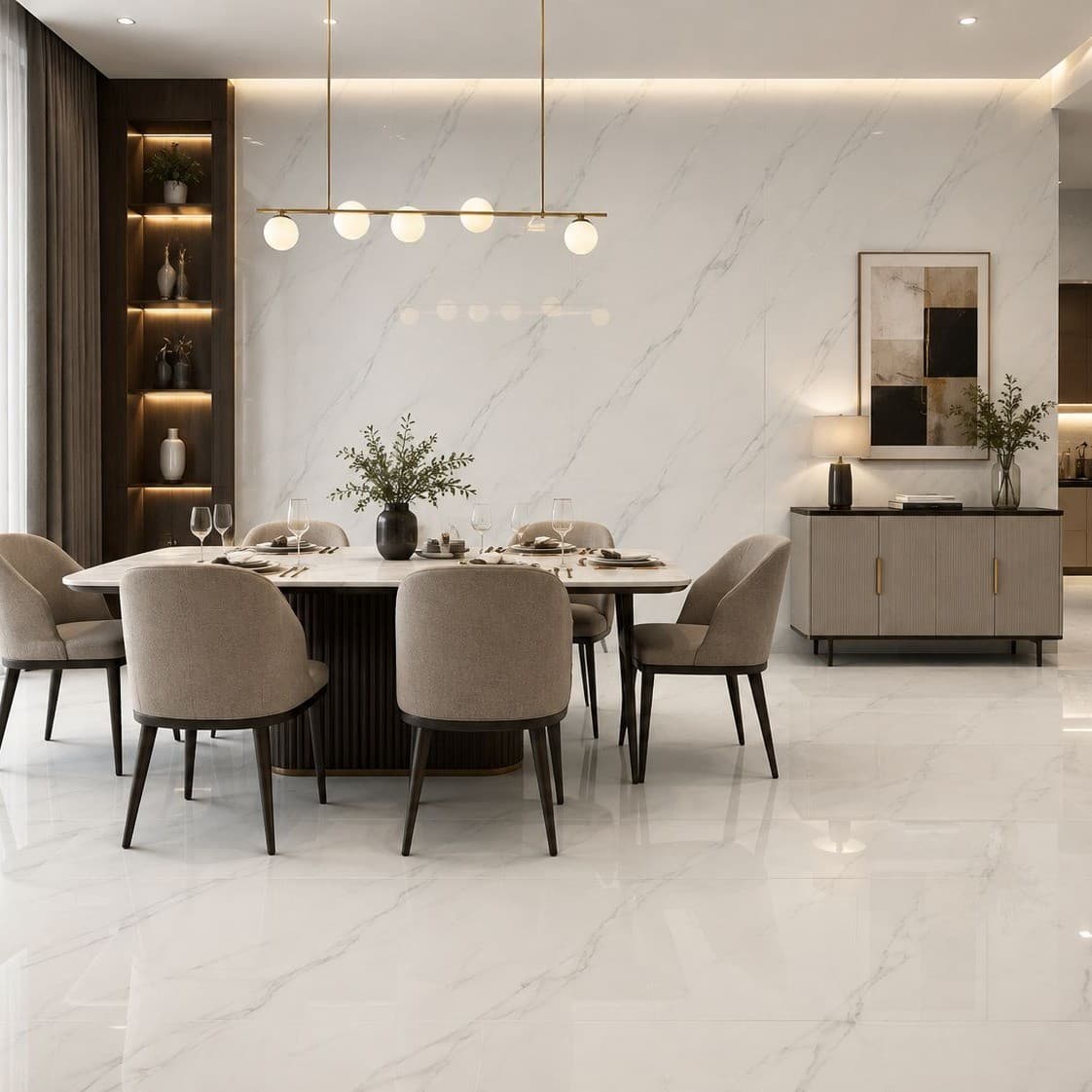 STELLAR WHITE TILE 600x1200 mm alternate view