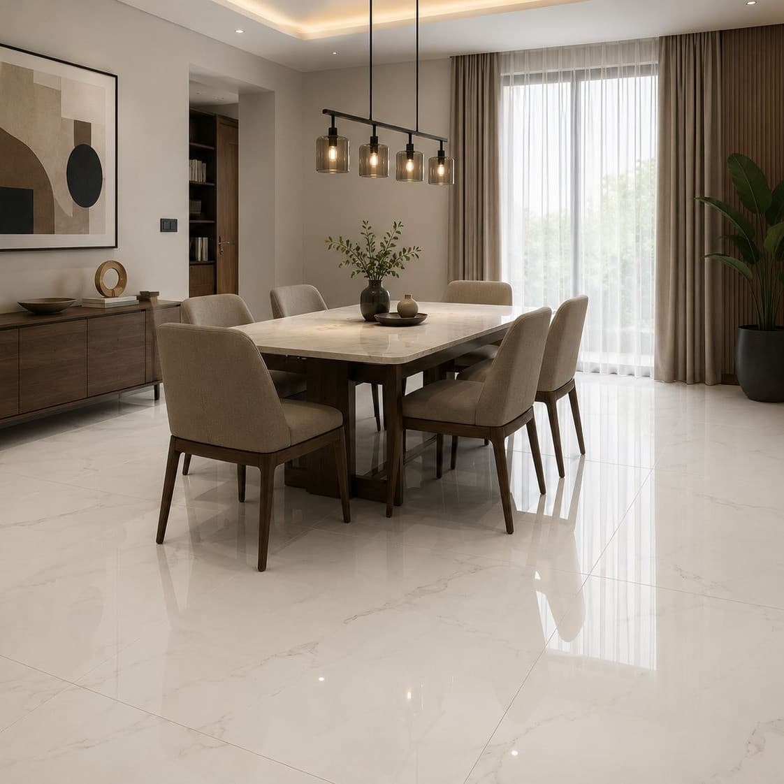 DOVE WHITE TILE 600x1200 mm alternate view