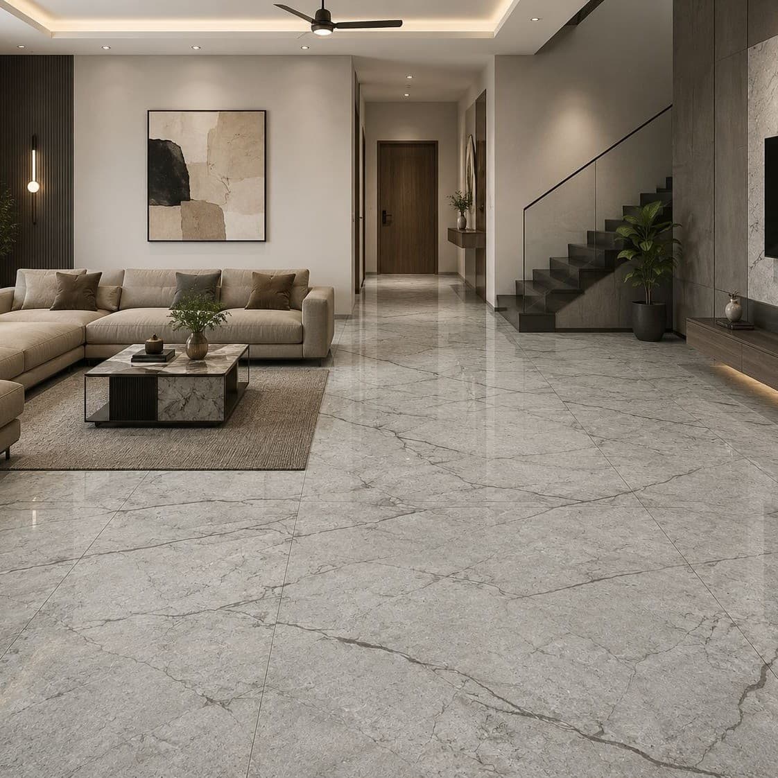 CRYSTAL GREY TILE 600x1200 mm alternate view